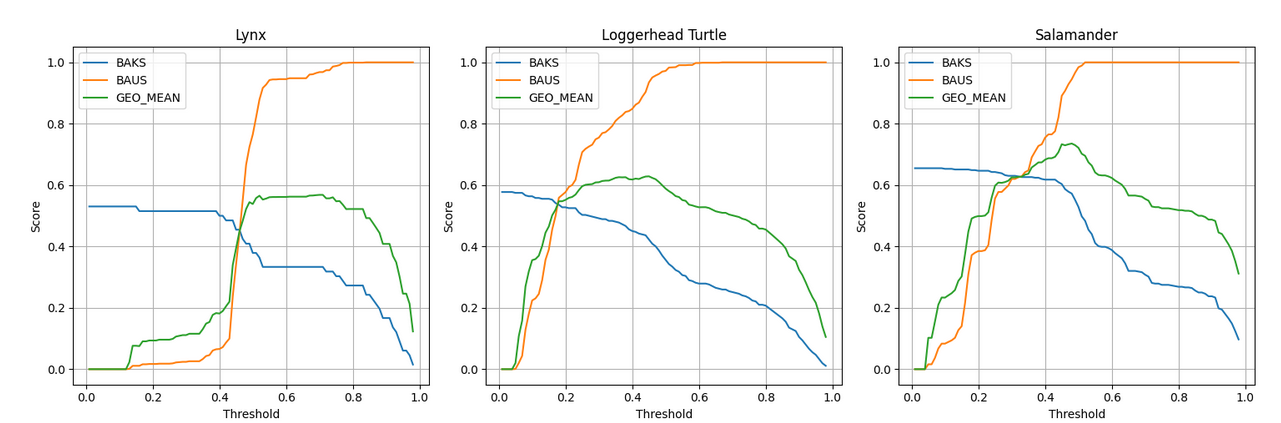 open set thresholds